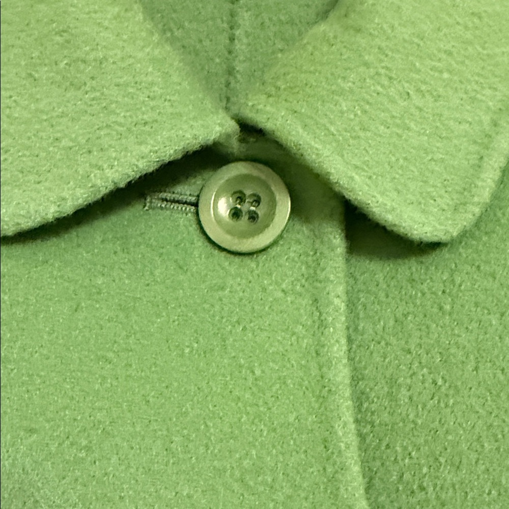 Talbots Green Wool Blend Long Sleeve Button Down Women's Cardigan Sweater - Picture 4 of 10